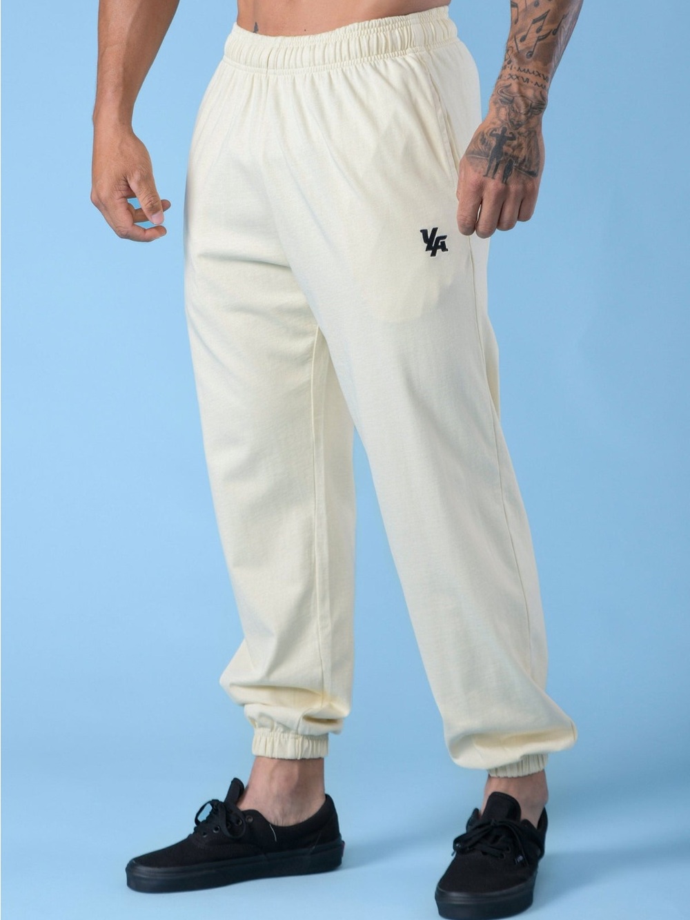 YoungLA Pump Cover 231 Cream Jogger Sweatpants